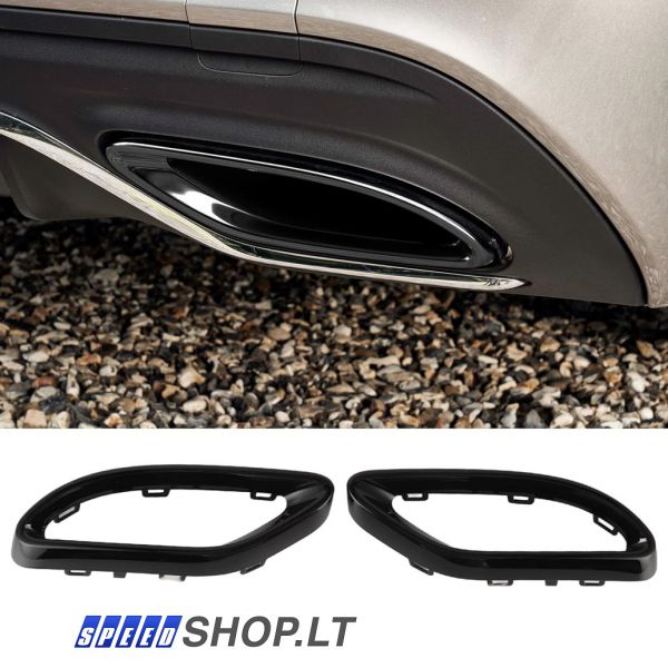 Mercedes-Benz A B C E GLC CLS W177 W247 W205 W213 X253 C257 Išmetimo sistemos apdailos dangteliai